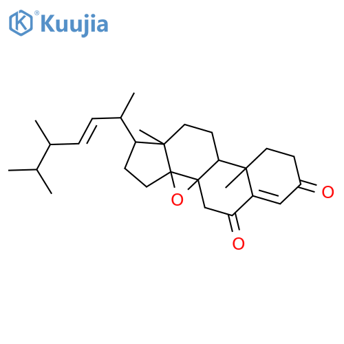 8,14-Epoxyergosta-4,22-diene-3,6-dione structure