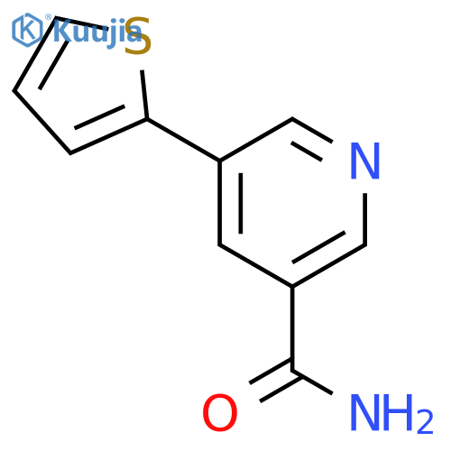 5-(Thiophen-2-yl)nicotinamide structure