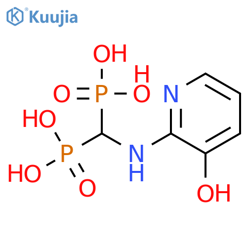 Phosphonic acid, [[(3-hydroxy-2-pyridinyl)amino]methylene]bis- structure