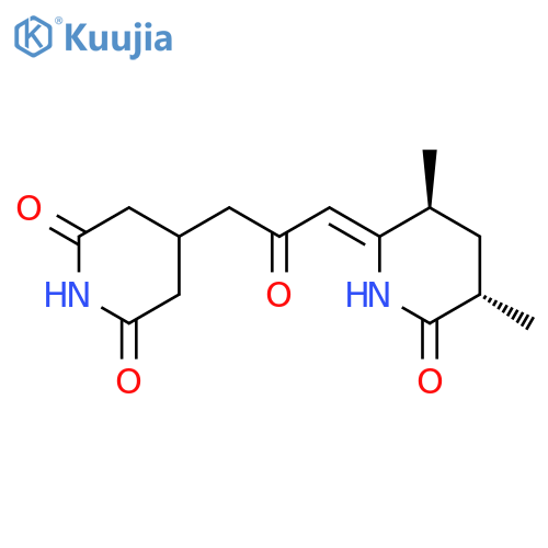 2,6-Piperidinedione,4-[(3Z)-3-[(3S,5S)-3,5-dimethyl-6-oxo-2-piperidinylidene]-2-oxopropyl]- structure