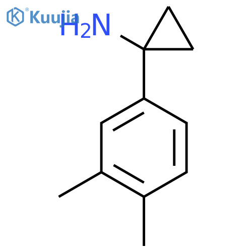 1-(3,4-Dimethylphenyl)cyclopropan-1-amine structure