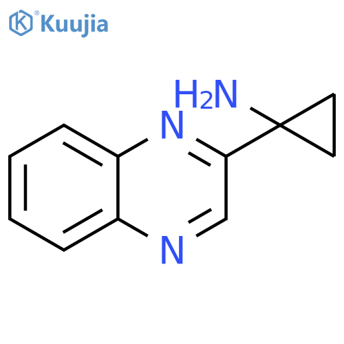 1-(quinoxalin-2-yl)cyclopropan-1-amine structure