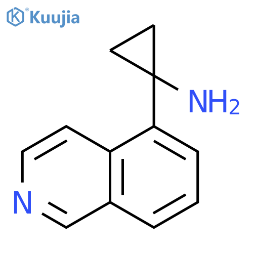 1-(isoquinolin-5-yl)cyclopropan-1-amine structure