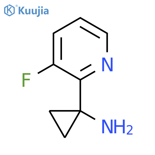 1-(3-Fluoropyridin-2-yl)cyclopropan-1-amine structure