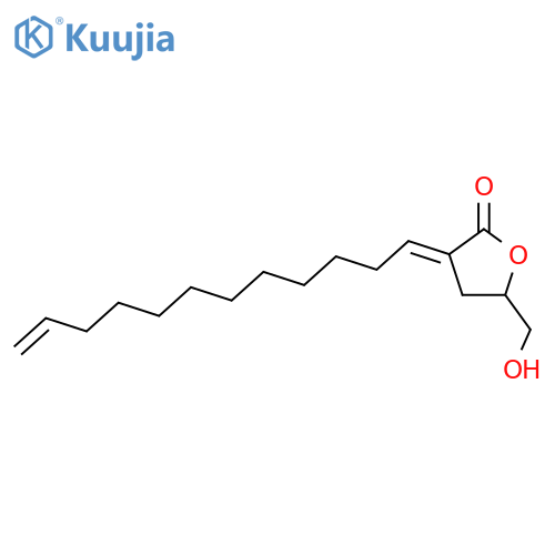 2(3H)-Furanone,3-(11-dodecen-1-ylidene)dihydro-5-(hydroxymethyl)-, (3E)-(-)- structure