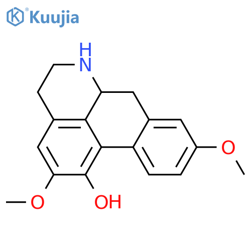 1,2,9-Trihydroxyaporphine; (S)-form, 2,9-Di-Me ether, N-de-Me structure