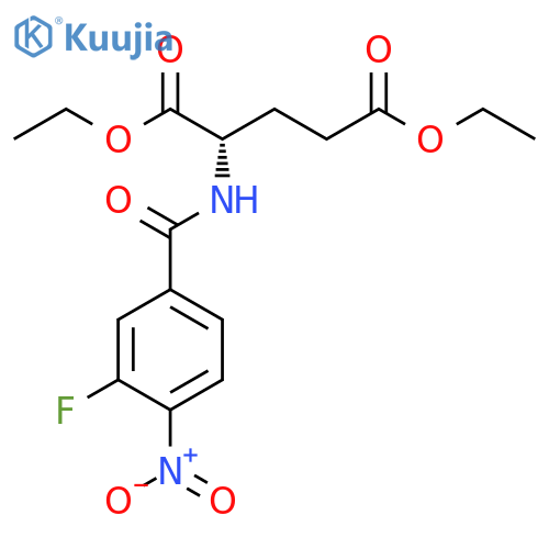 L-Glutamic acid, N-(3-fluoro-4-nitrobenzoyl)-, diethyl ester structure