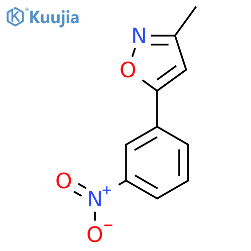 3-Methyl-5-(3-nitrophenyl)-1,2-oxazole structure