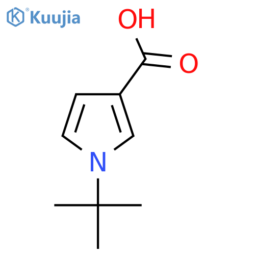 1-Tert-butyl-1H-pyrrole-3-carboxylic acid structure