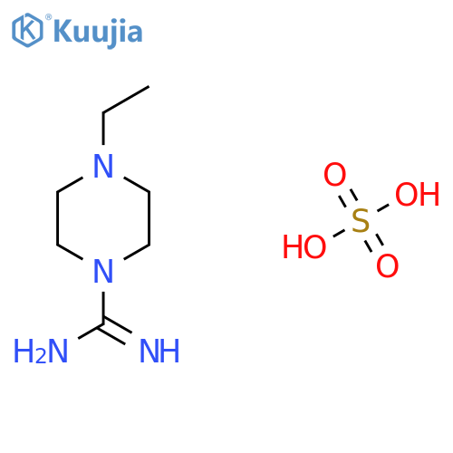 4-Ethylpiperazine-1-carboximidamide sulfate structure