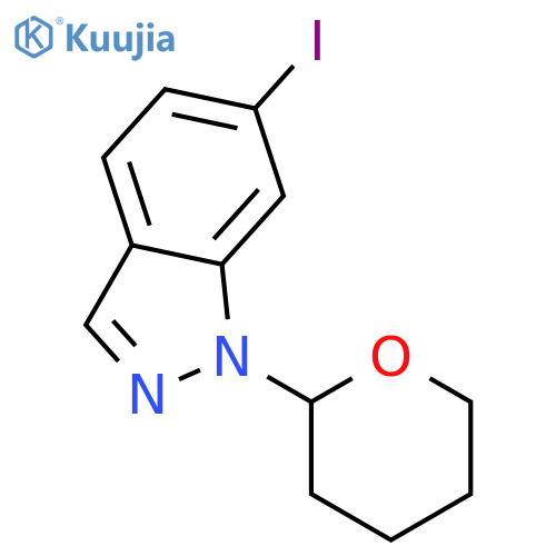 6-Iodo-1-(tetrahydro-2H-pyran-2-yl)-1H-indazole structure