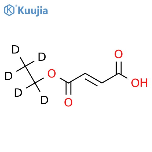 Fumaric Acid Monoethyl-d5 Ester structure