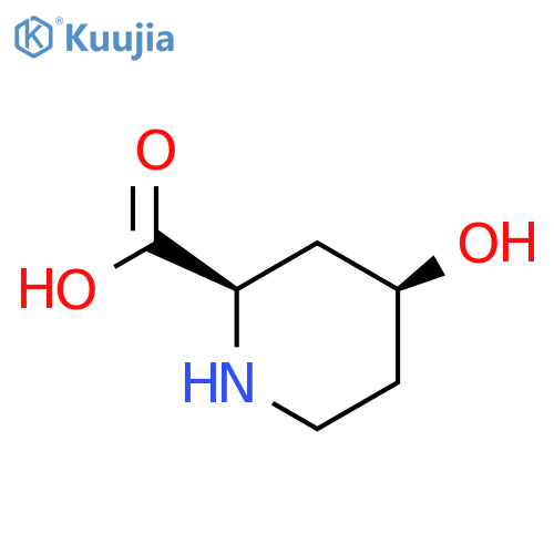 2-Piperidinecarboxylicacid, 4-hydroxy-, (2R,4S)-rel- structure