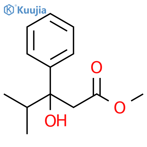 Benzenepropanoic acid, b-hydroxy-b-(1-methylethyl)-, methyl ester structure