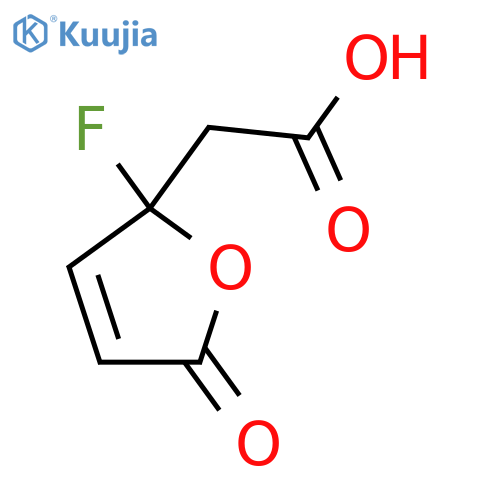 2-Furanaceticacid,2-fluoro-2,5-dihydro-5-oxo-(9CI) structure