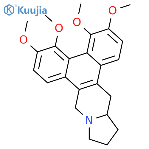 Dibenzo[f,h]pyrrolo[1,2-b]isoquinoline,9,11,12,13,13a,14-hexahydro-3,4,5,6-tetramethoxy-, (+)- structure