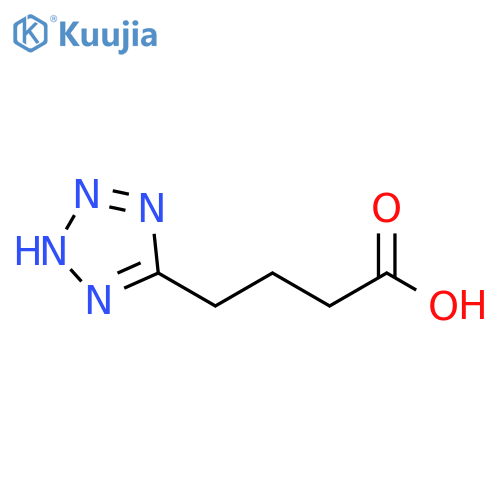 4-(1H-1,2,3,4-tetrazol-5-yl)butanoic acid structure