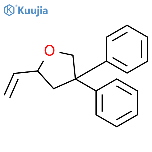 Furan, 2-ethenyltetrahydro-4,4-diphenyl-, (2S)- structure