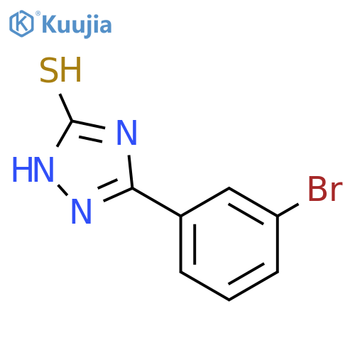 5-(3-bromophenyl)-4H-1,2,4-triazole-3-thiol structure