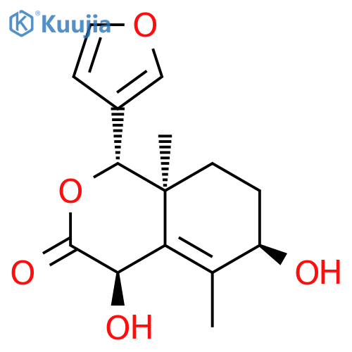 3H-2-Benzopyran-3-one,1-(3-furanyl)-1,4,6,7,8,8a-hexahydro-4,6-dihydroxy-5,8a-dimethyl-,(1S,4R,6R,8aS)- structure