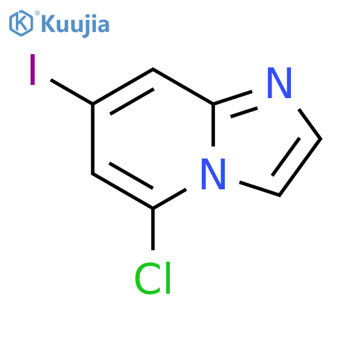 5-Chloro-7-iodoimidazo1,2-apyridine structure