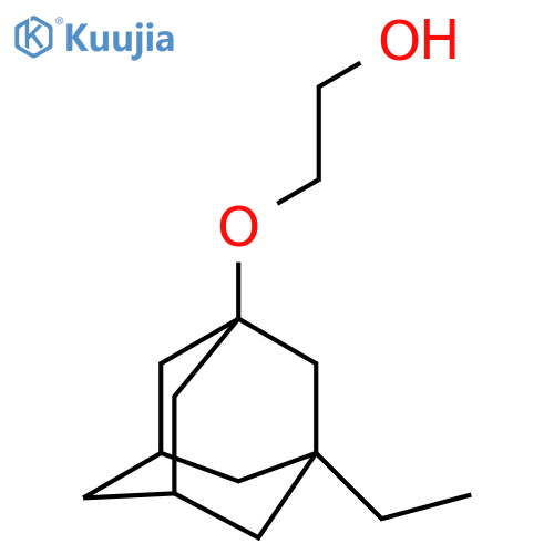 2-[(3-Ethyl-1-adamantyl)oxy]ethanol structure