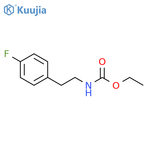 Carbamic acid, N-[2-(4-fluorophenyl)ethyl]-, ethyl ester structure