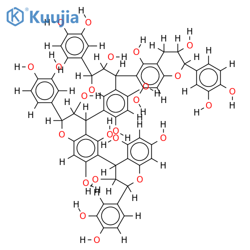 epicatechin-(4beta-6)-epicatechin-(4beta-8)-epicatechin-(4beta-6)-epicatechin structure