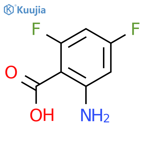 2-Amino-4,6-difluorobenzoic acid structure
