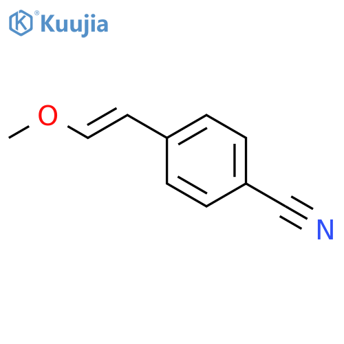 Benzonitrile, 4-(2-methoxyethenyl)- structure