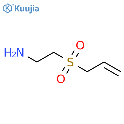 3-(2-Aminoethanesulfonyl)prop-1-ene structure