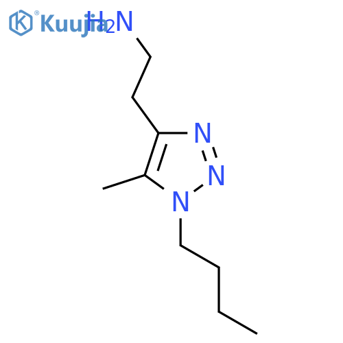 2-(1-butyl-5-methyl-1H-1,2,3-triazol-4-yl)ethan-1-amine structure