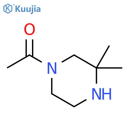 1-(3,3-dimethylpiperazin-1-yl)ethan-1-one structure