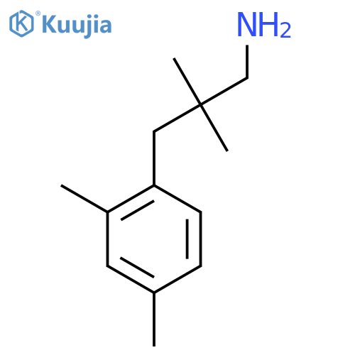 3-(2,4-dimethylphenyl)-2,2-dimethylpropan-1-amine structure