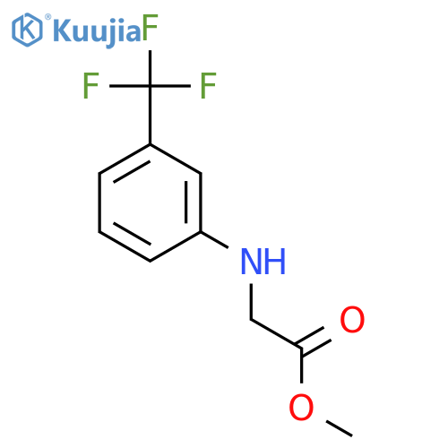 methyl N-3-(trifluoromethyl)phenylglycinate structure