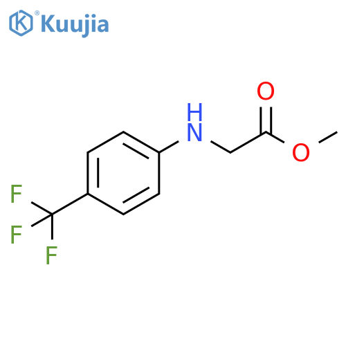 N-(4-TrifluoroMethylphenyl)glycine Methyl ester structure