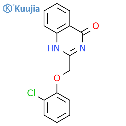 4(1H)-Quinazolinone, 2-[(chlorophenoxy)methyl]- structure