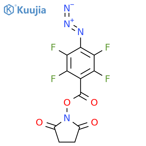 N-Succinimidyl 4-Azido-2,3,5,6-tetrafluorobenzoate structure