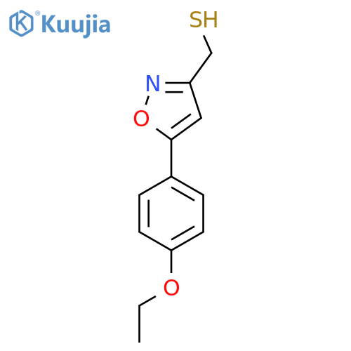 5-(4-ethoxyphenyl)-1,2-oxazol-3-ylmethanethiol structure