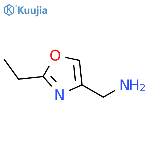 (2-ethyl-1,3-oxazol-4-yl)methanamine structure