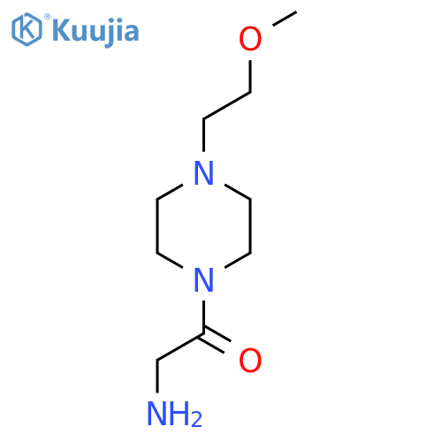 2-amino-1-[4-(2-methoxyethyl)piperazin-1-yl]ethan-1-one structure