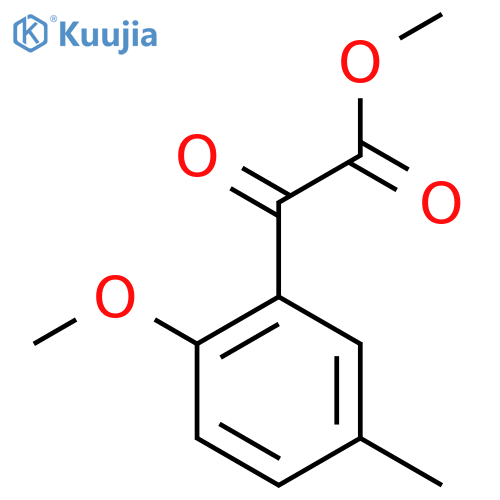 Methyl 2-(2-methoxy-5-methylphenyl)-2-oxoacetate structure