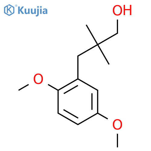 3-(2,5-dimethoxyphenyl)-2,2-dimethylpropan-1-ol structure