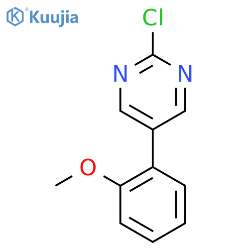 2-Chloro-5-(2-methoxyphenyl)pyrimidine structure
