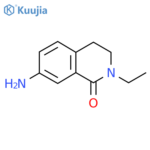 7-Amino-2-ethyl-1,2,3,4-tetrahydroisoquinolin-1-one structure