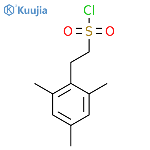 2-(2,4,6-trimethylphenyl)ethane-1-sulfonyl chloride structure