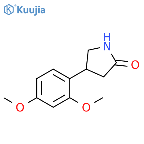 4-(2,4-dimethoxyphenyl)pyrrolidin-2-one structure