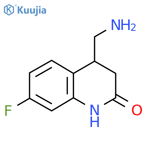 4-(Aminomethyl)-7-fluoro-1,2,3,4-tetrahydroquinolin-2-one structure