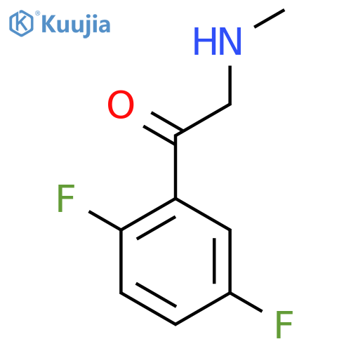 1-(2,5-difluorophenyl)-2-(methylamino)ethan-1-one structure