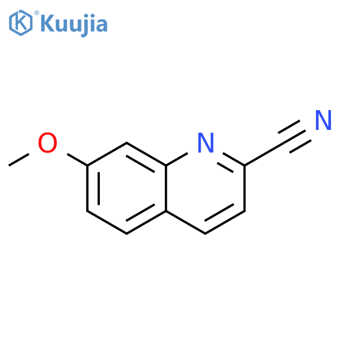 7-Methoxyquinoline-2-carbonitrile structure